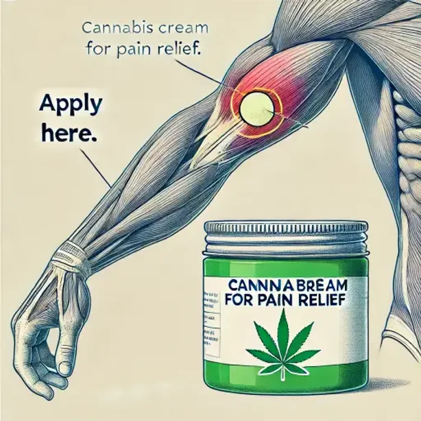Crema de cannabis para el dolor