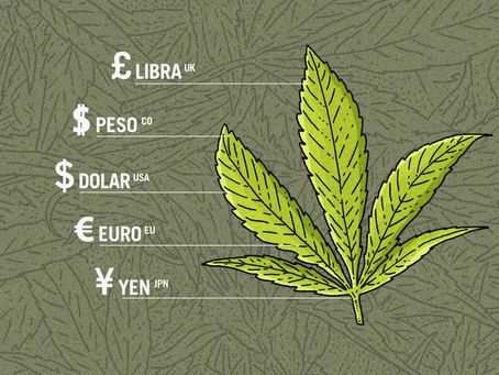 ¿En qué países es más caro el gramo de marihuana