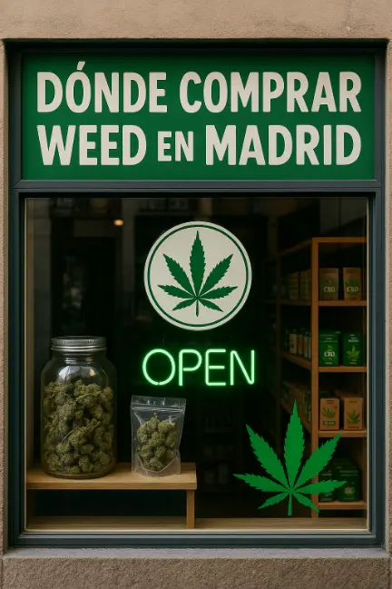 Dónde comprar weed en Madrid