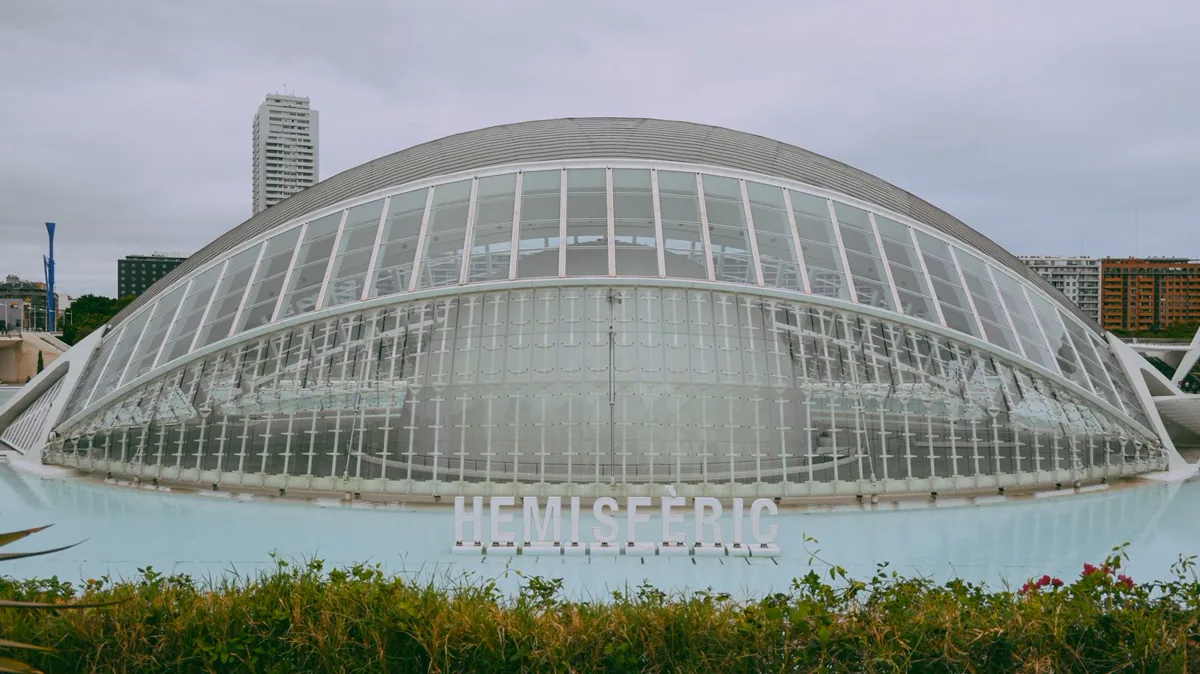 El Hemisfèric de la Ciudad de las Artes y las Ciencias de Valencia